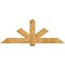 Ekena Millwork Kennewick Rough Sawn Timber Gable Bracket, Western Red Cedar, 72"W x 27"H x 2"D x 6"F, 9/12 Pitch GBW072X27X0206KEN00RWR - alternate 1